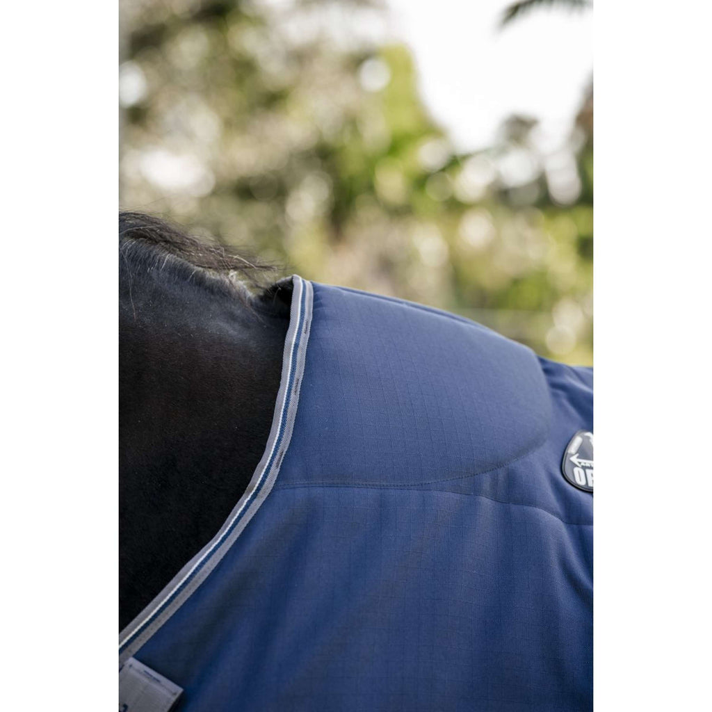 Rambo Optimo Stalldecke 400g Navy/Thunderstorm Grey/Silver