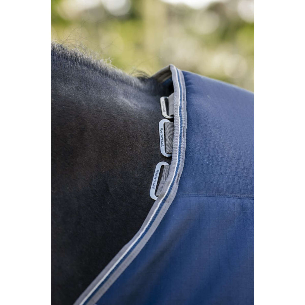 Rambo Optimo Stalldecke 400g Navy/Thunderstorm Grey/Silver