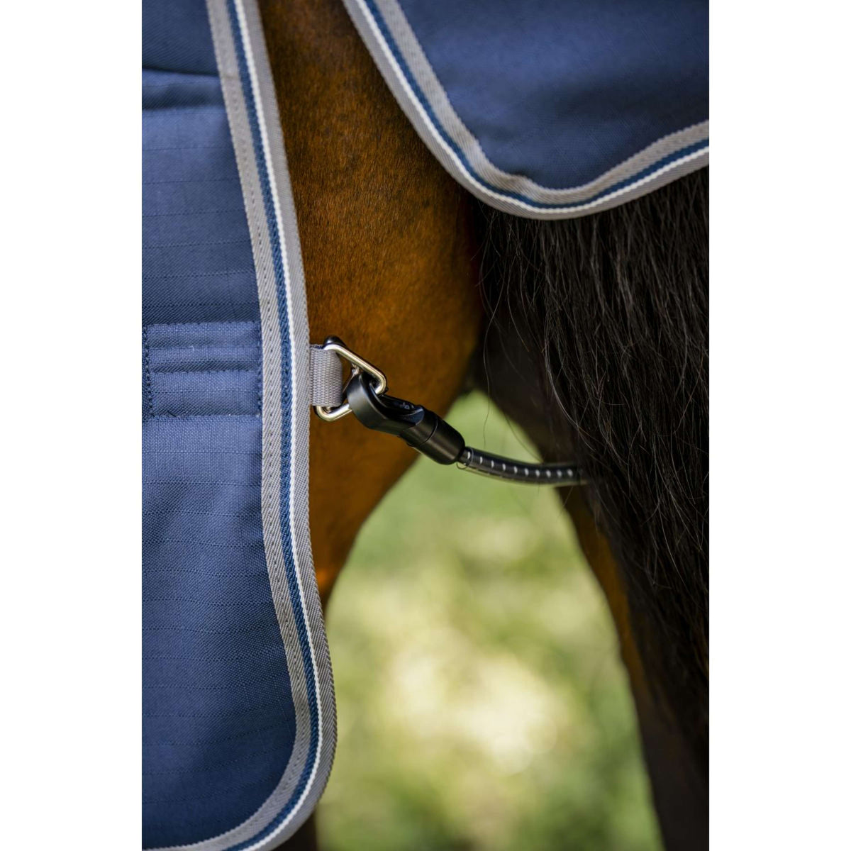 Rambo Optimo Stalldecke 200g Navy/Thunderstorm Grey/Silver