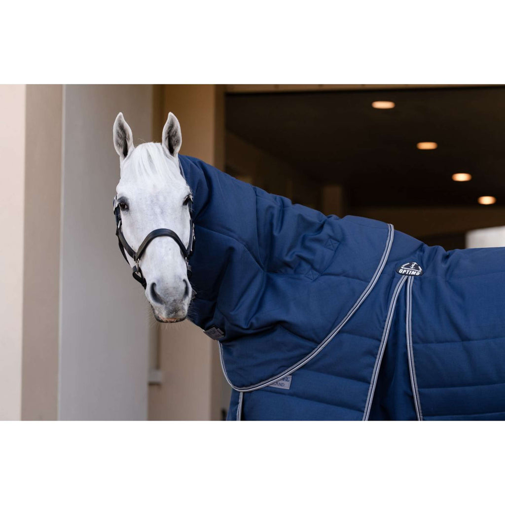Rambo Optimo Stalldecke Plus 400g Navy/Thunderstorm Grey/Silver