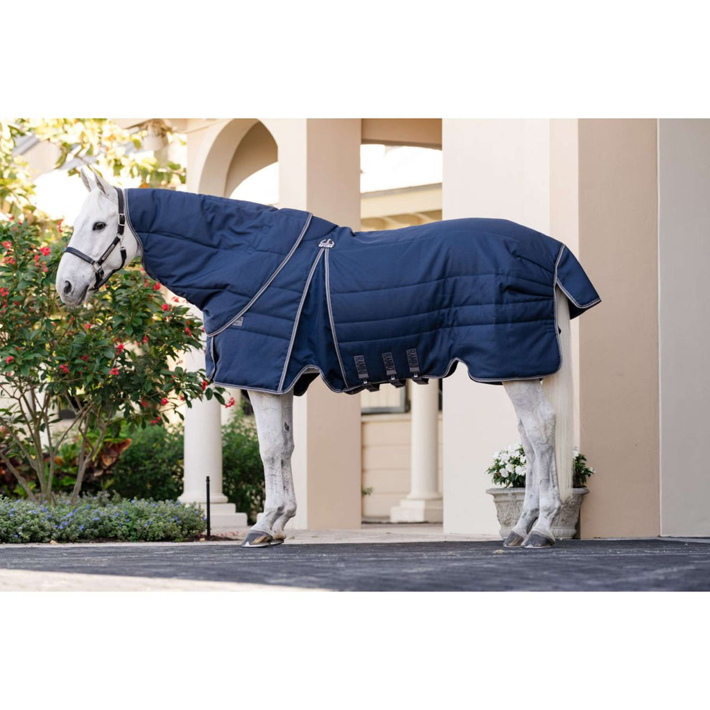 Rambo Optimo Stalldecke Plus 400g Navy/Thunderstorm Grey/Silver