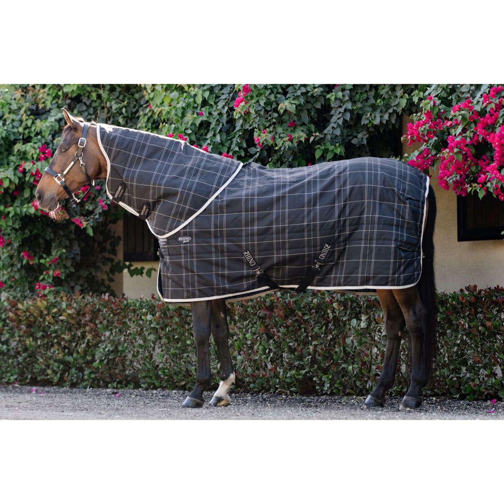 Rhino Halsstück Stable 100g Black/Grey/White Check/Gray