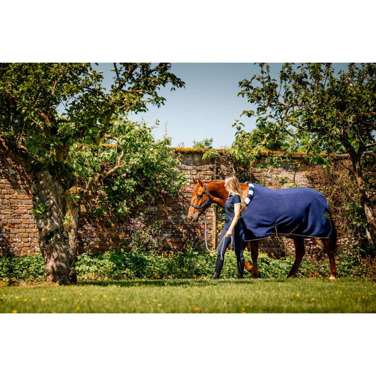 Horseware Cosy Fleece Cooler Newmarket Witney Navy