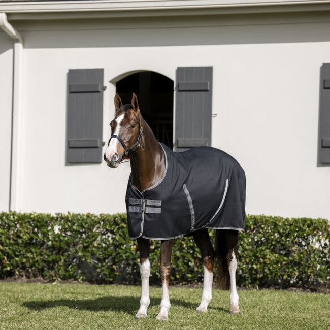 Rambo Stable Sheet Black/Thunderstorm Grey/Silver
