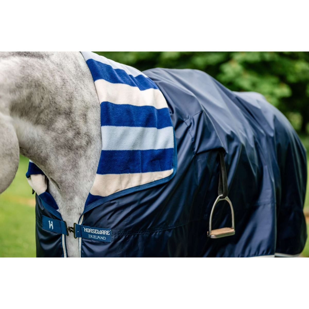 Horseware Regenausreitdecke Newmarket Witney Navy