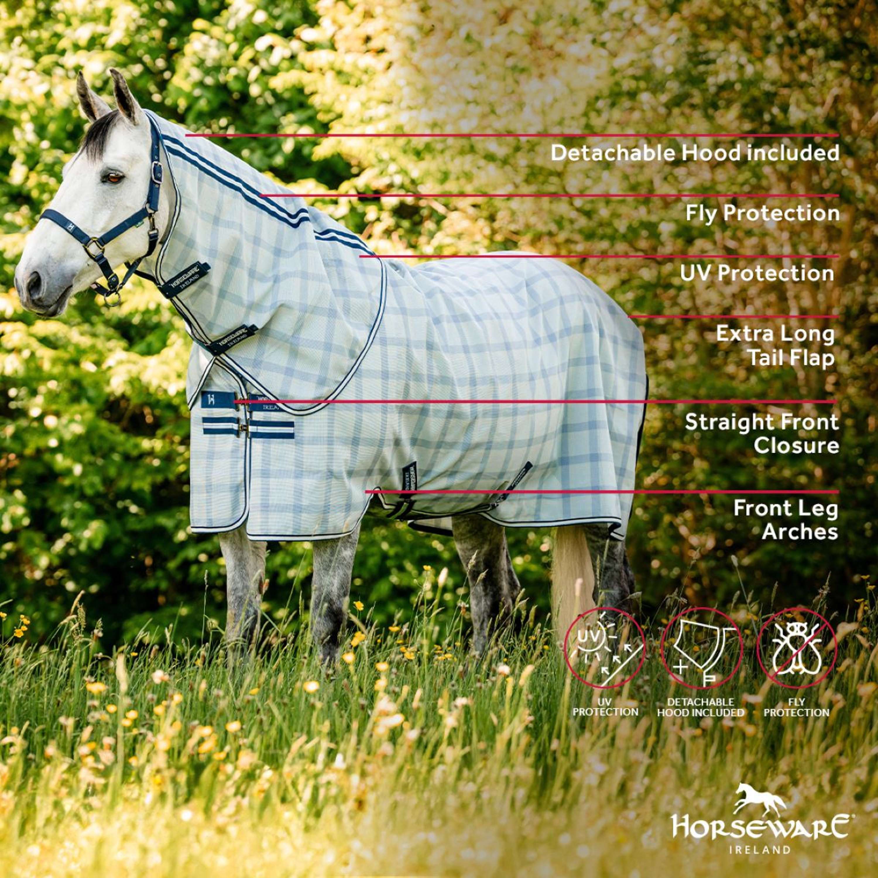 Horseware Fliegendecke Newmarket Plus Witney Navy