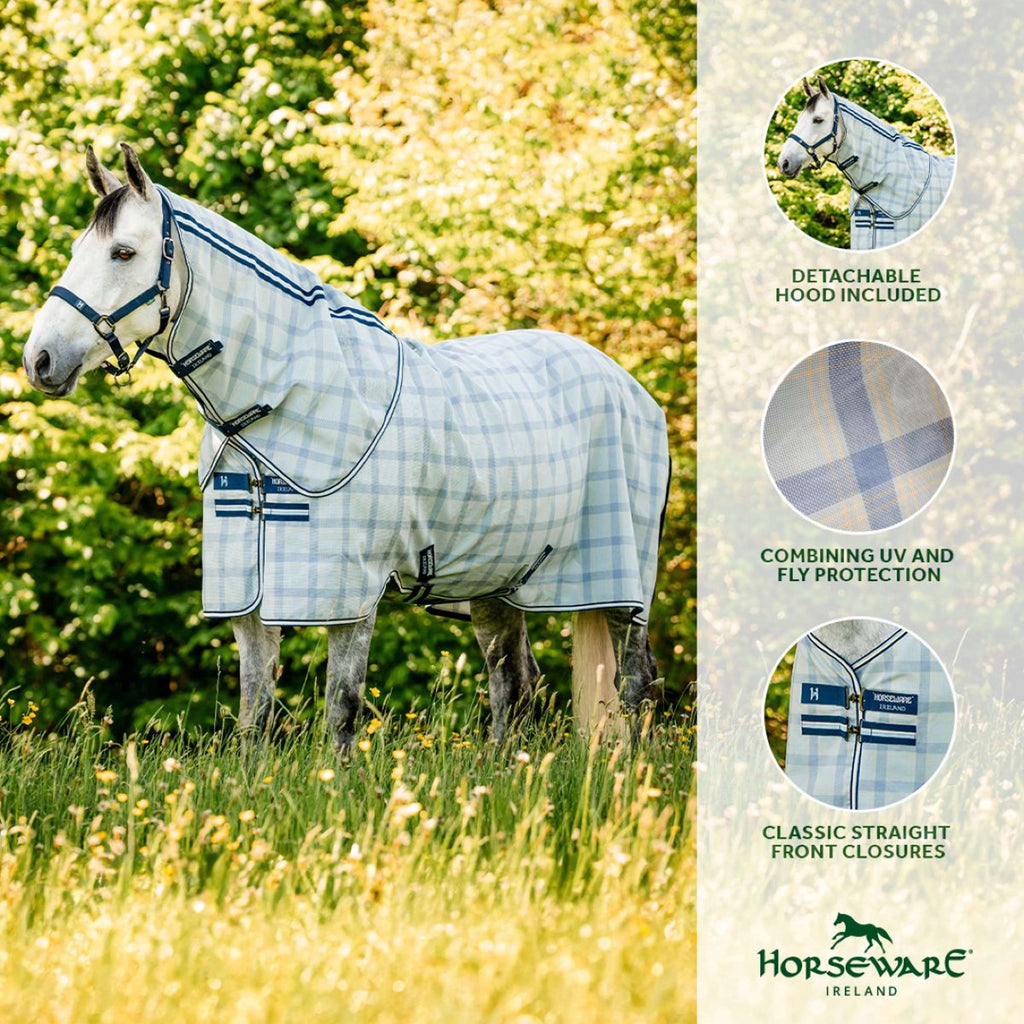 Horseware Fliegendecke Newmarket Plus Witney Navy
