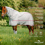 Horseware Fliegendecke Newmarket Plus Witney Charcoal