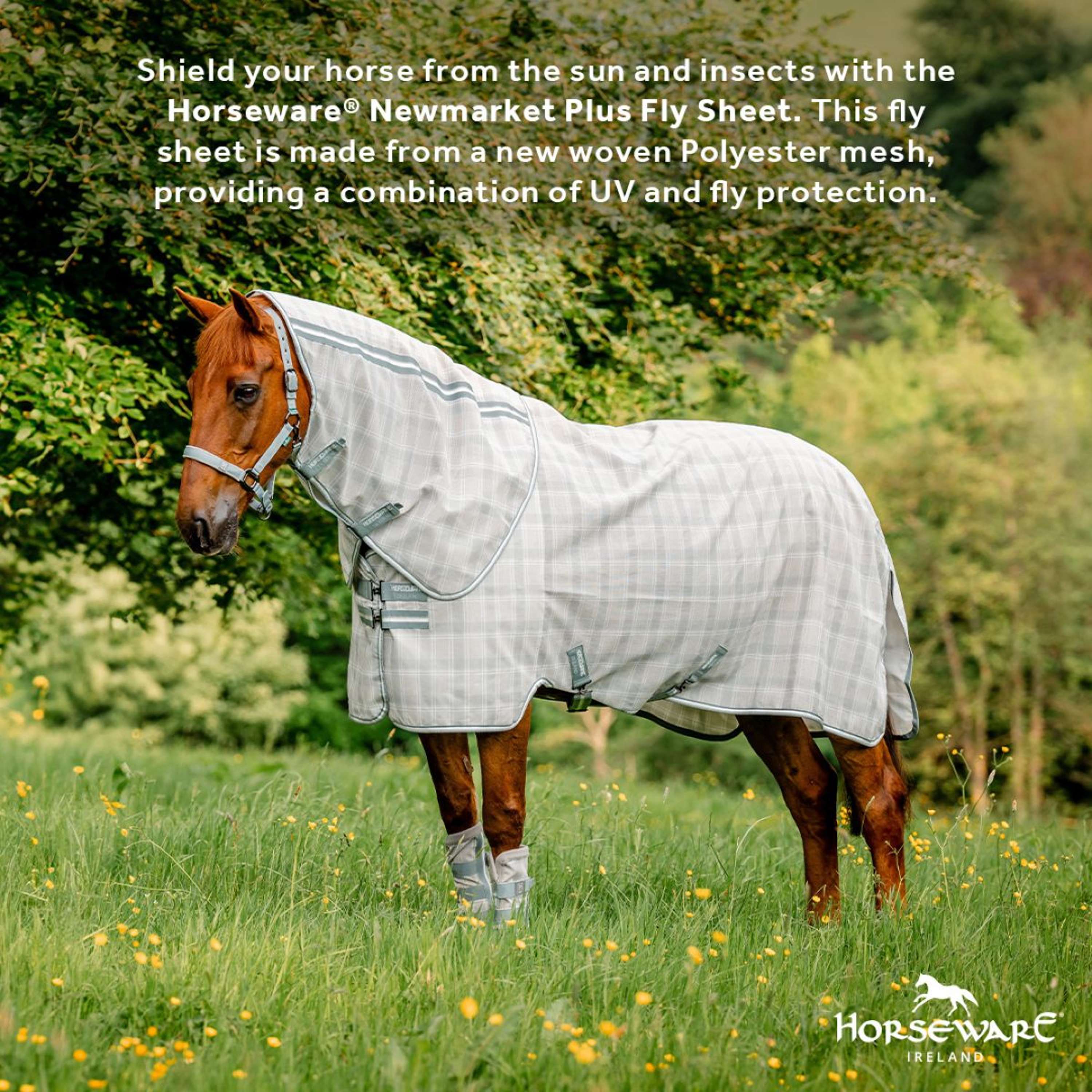 Horseware Fliegendecke Newmarket Plus Witney Charcoal