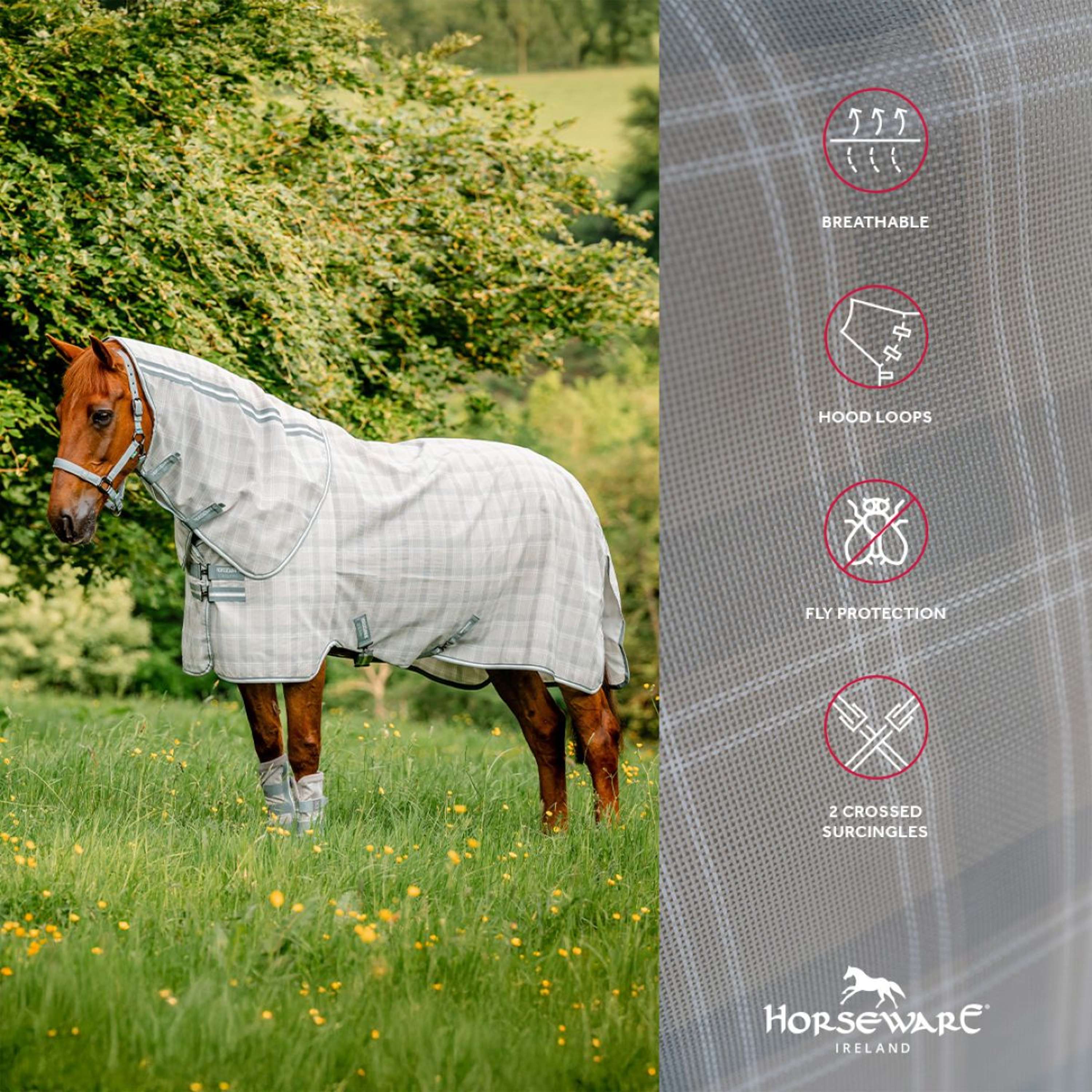 Horseware Fliegendecke Newmarket Plus Witney Charcoal