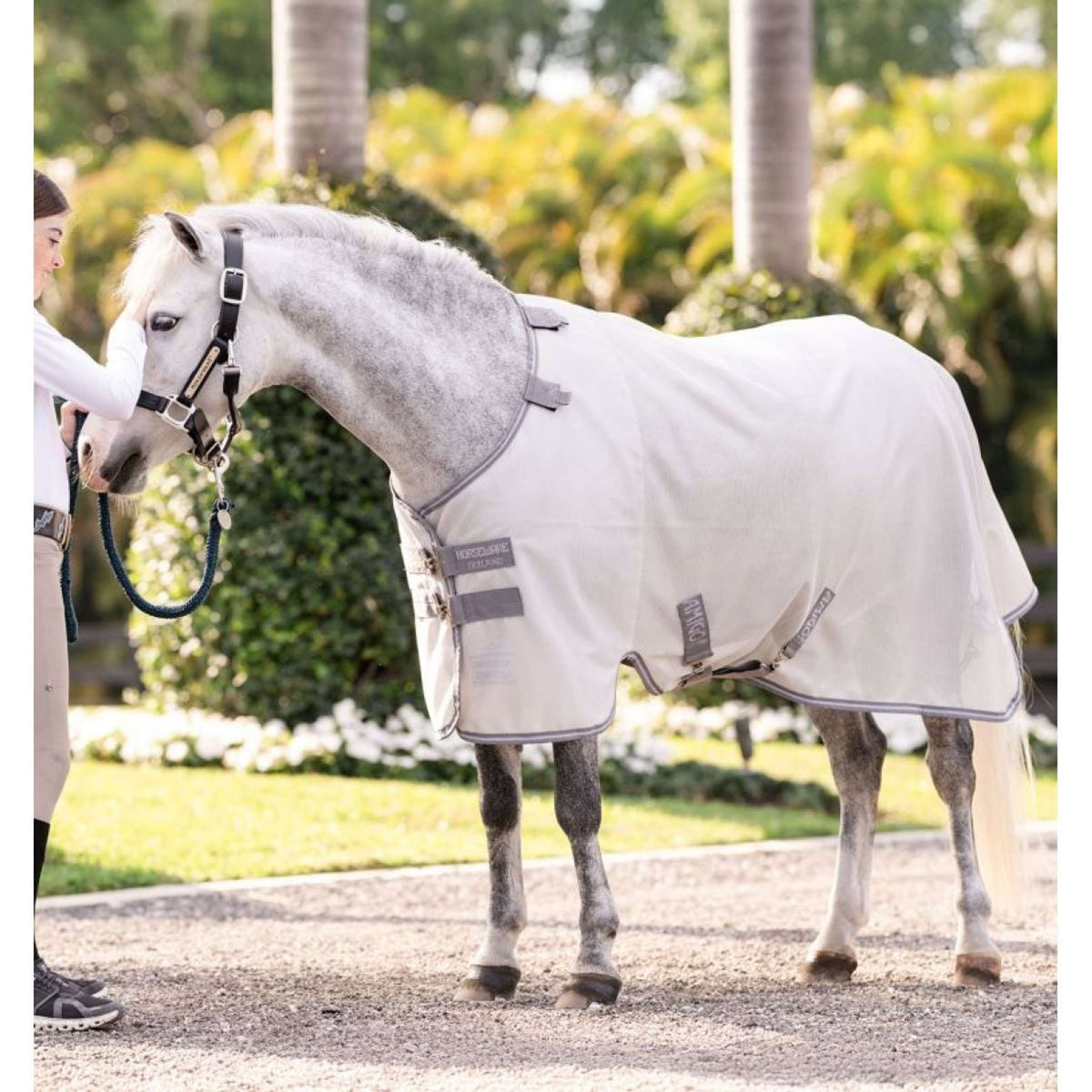 Amigo Bug Rug Pony Silber/Titangrau/Silber