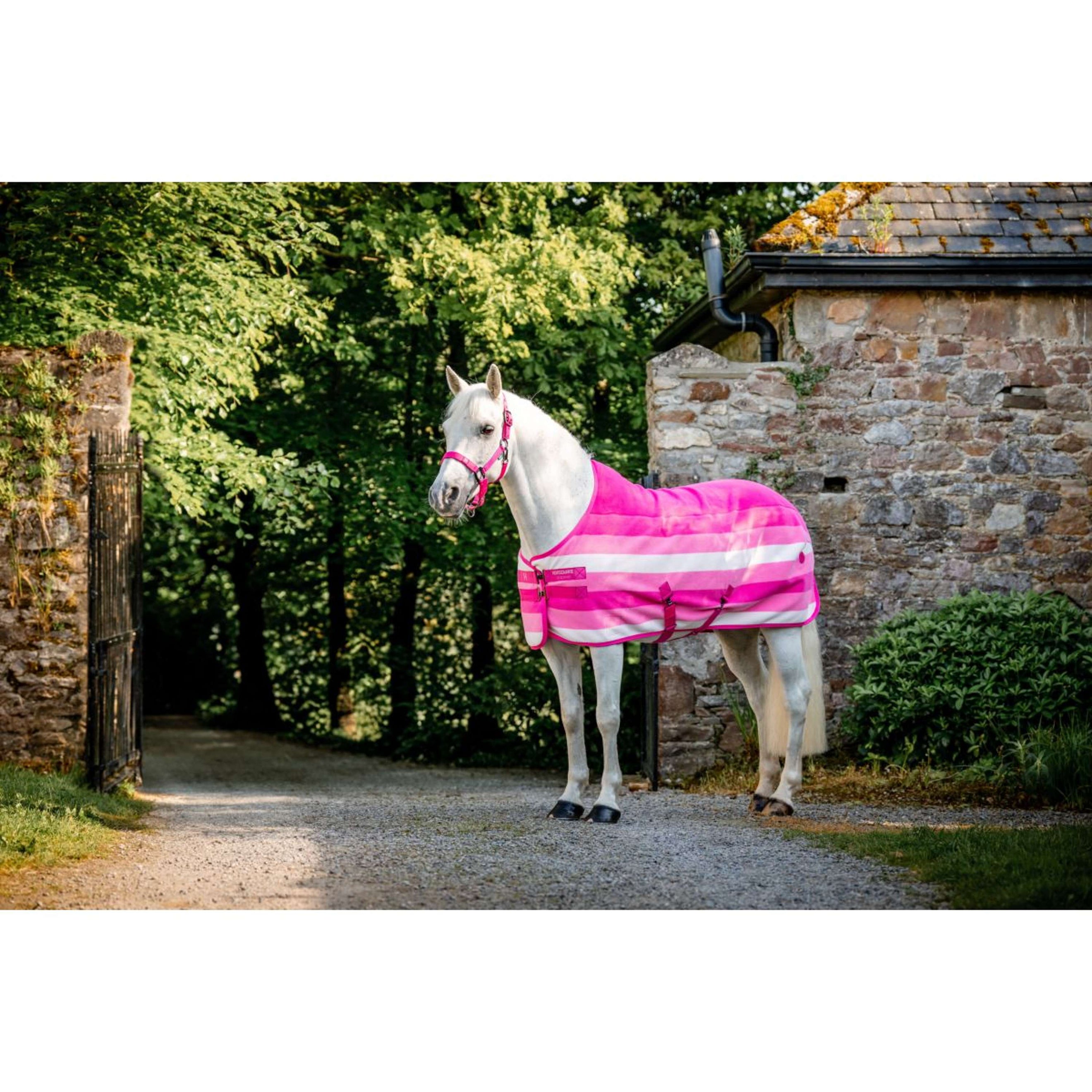 Horseware Fleece Cooler Newmarket Pony Witney Pink Horseware Fleece Cooler Newmarket Pony Witney Pink