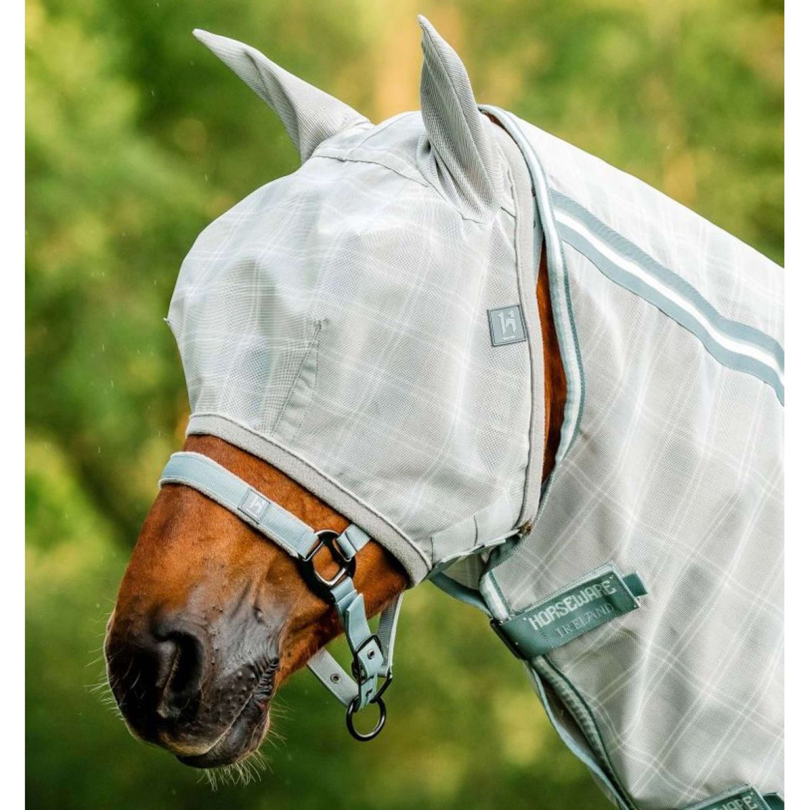 Horseware Fliegenmaske Newmarket Witney Charcoal Horseware Fliegenmaske Newmarket Witney Charcoal