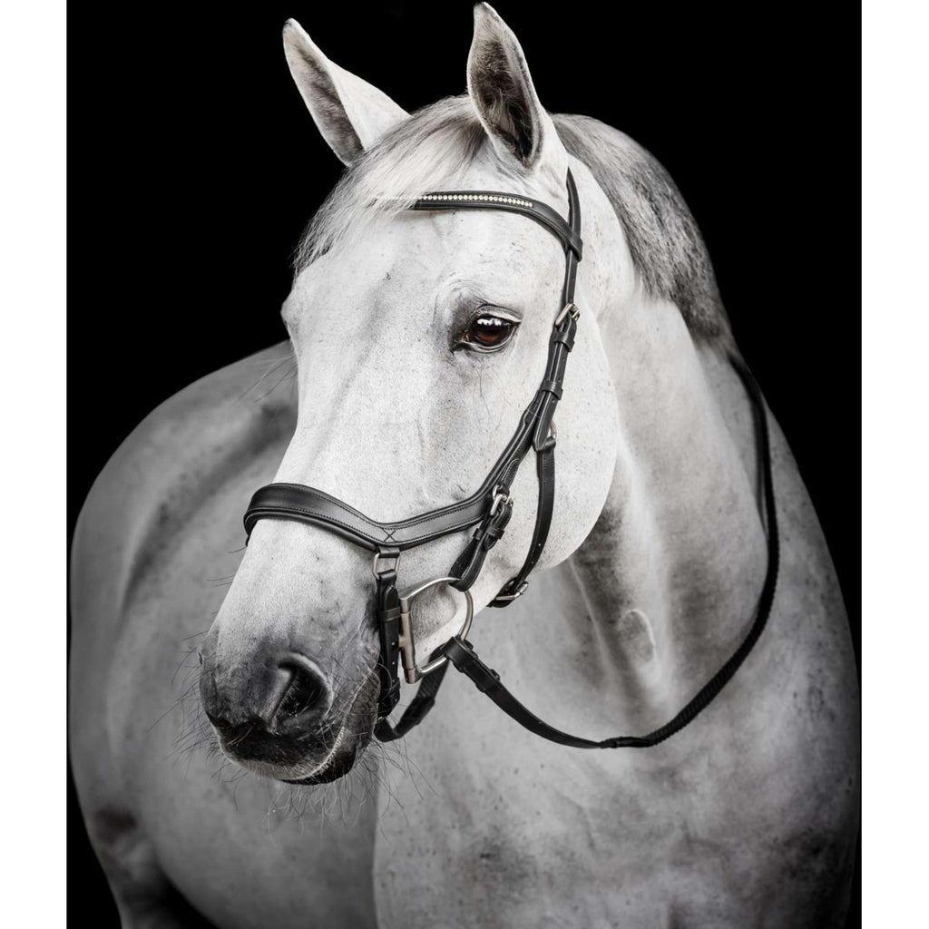 Horseware Micklem Diamante Competition Bridle Schwarz