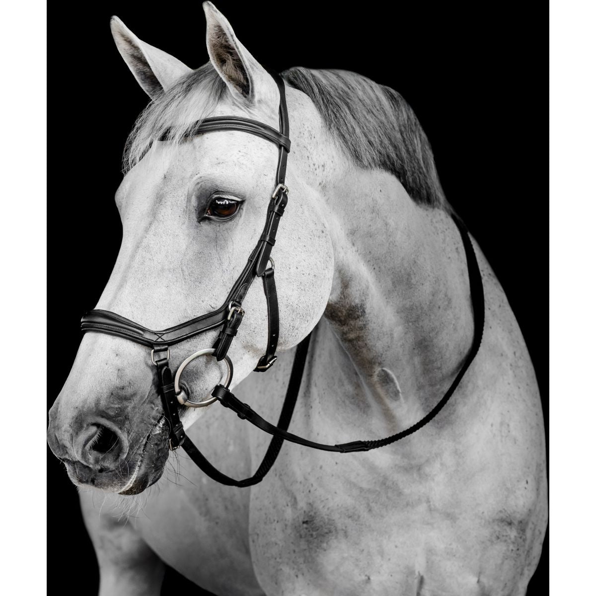 Horseware Micklem Deluxe Competition Bridle Schwarz