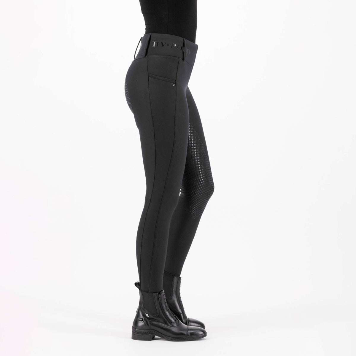 HV Polo Reitleggings HVPFavourite Full Grip Schwarz