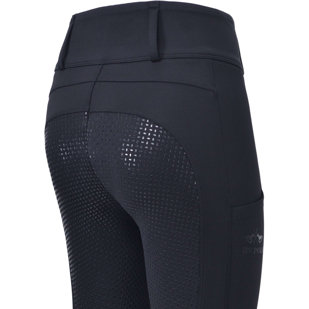 HV Polo Reitleggings HVPManou Full Grip Schwarz