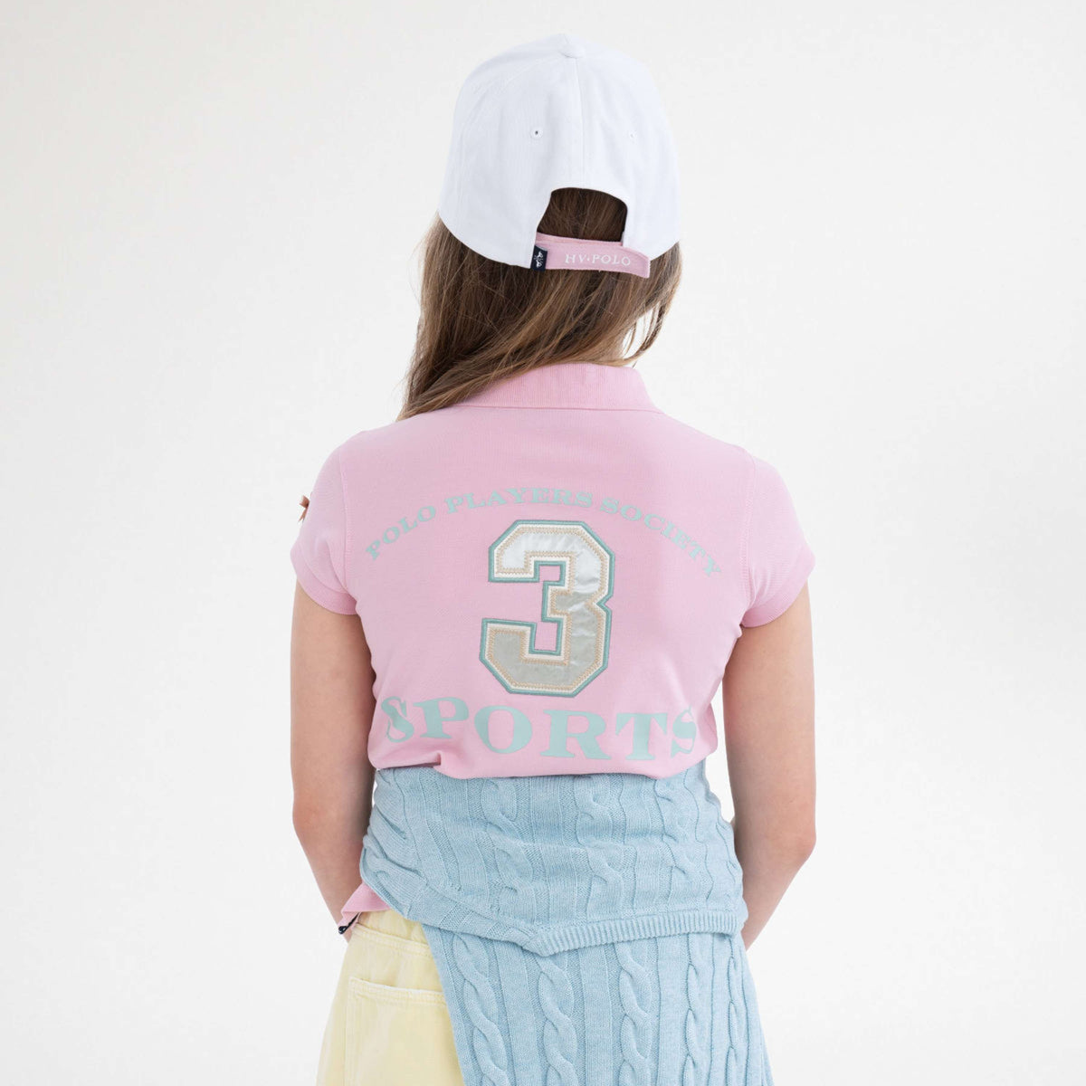 HV Polo Polo Shirt Favouritas EQ Kids Pretty Pink