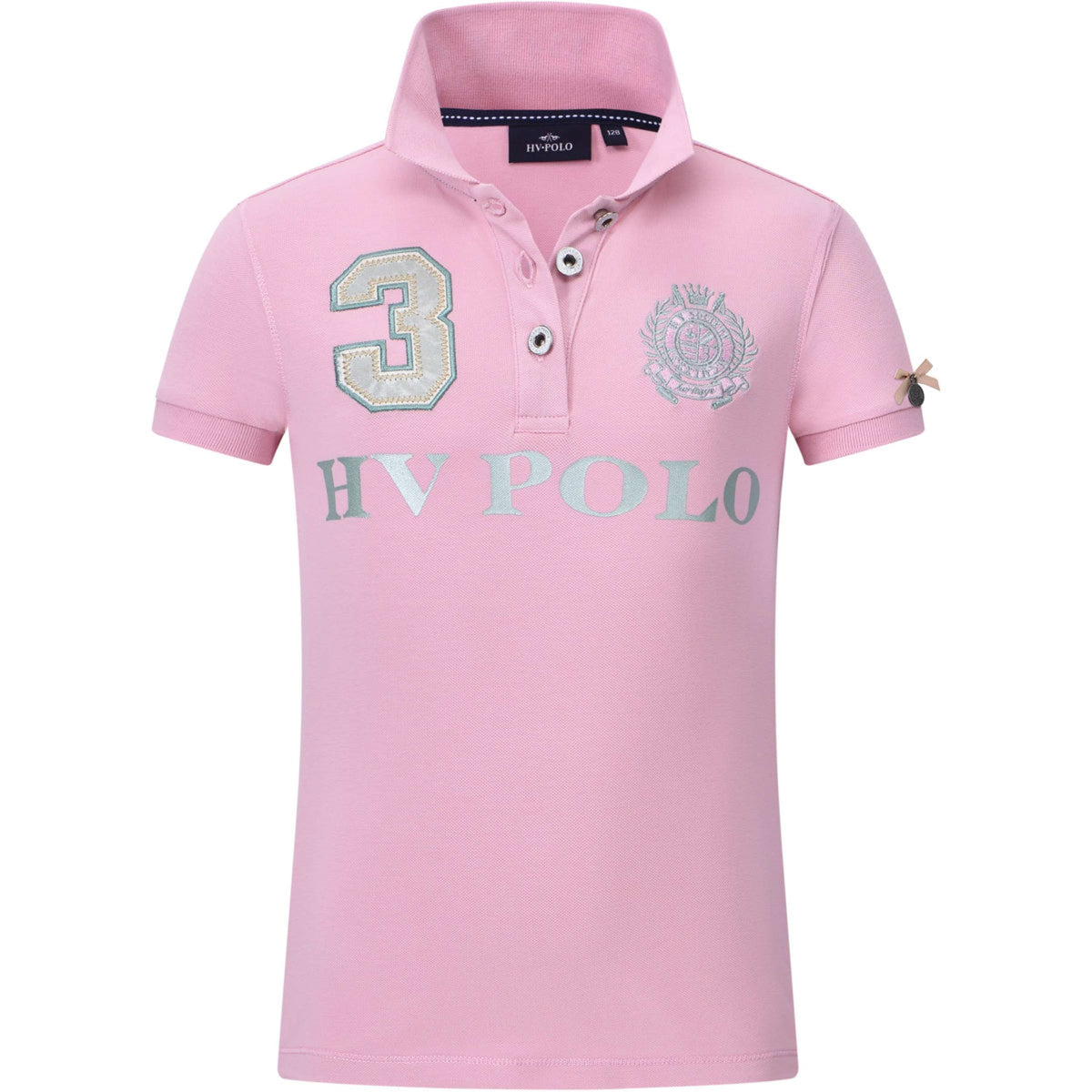 HV Polo Polo Shirt Favouritas EQ Kids Pretty Pink