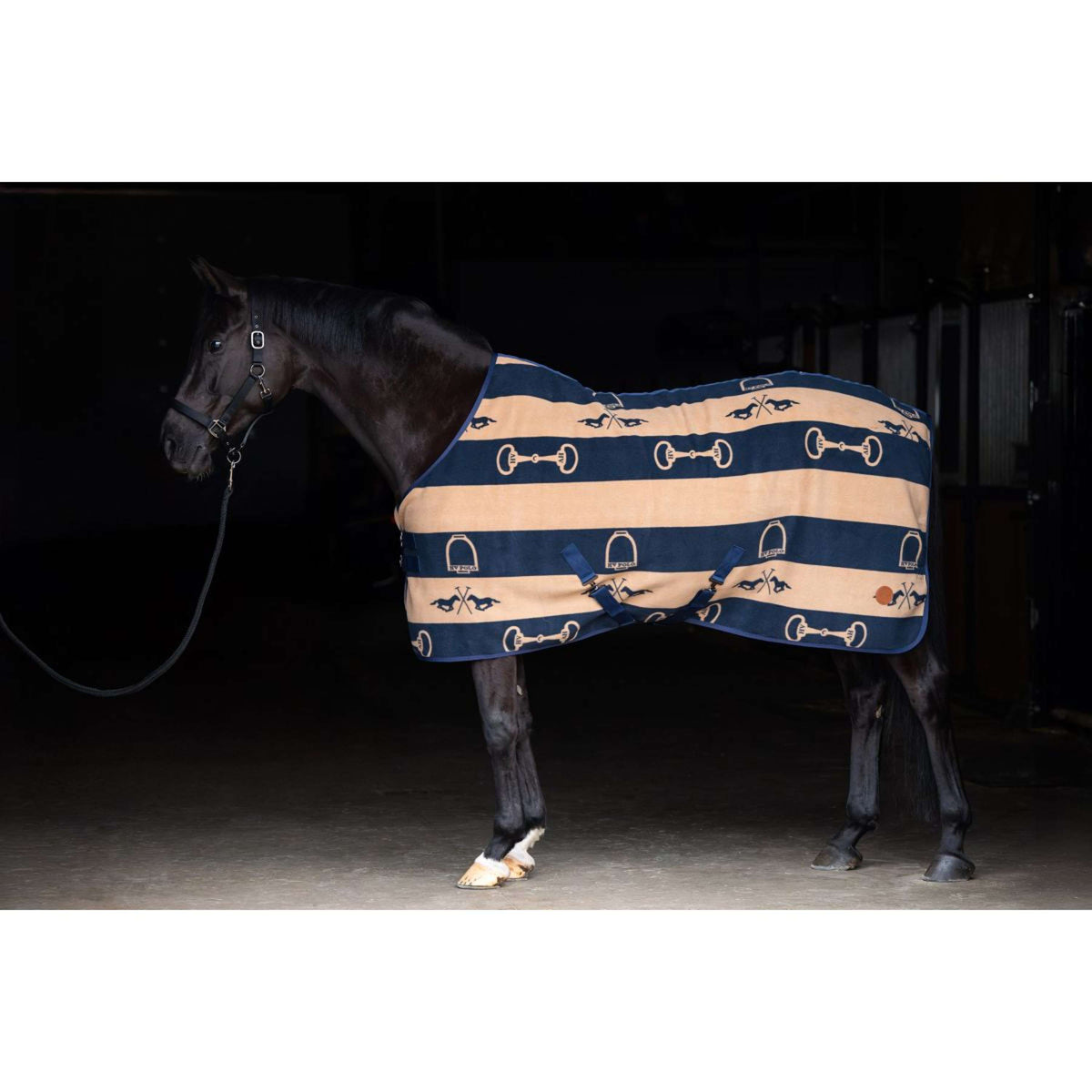 HV Polo Fleecedecke HVPGwenny Navy/Camel