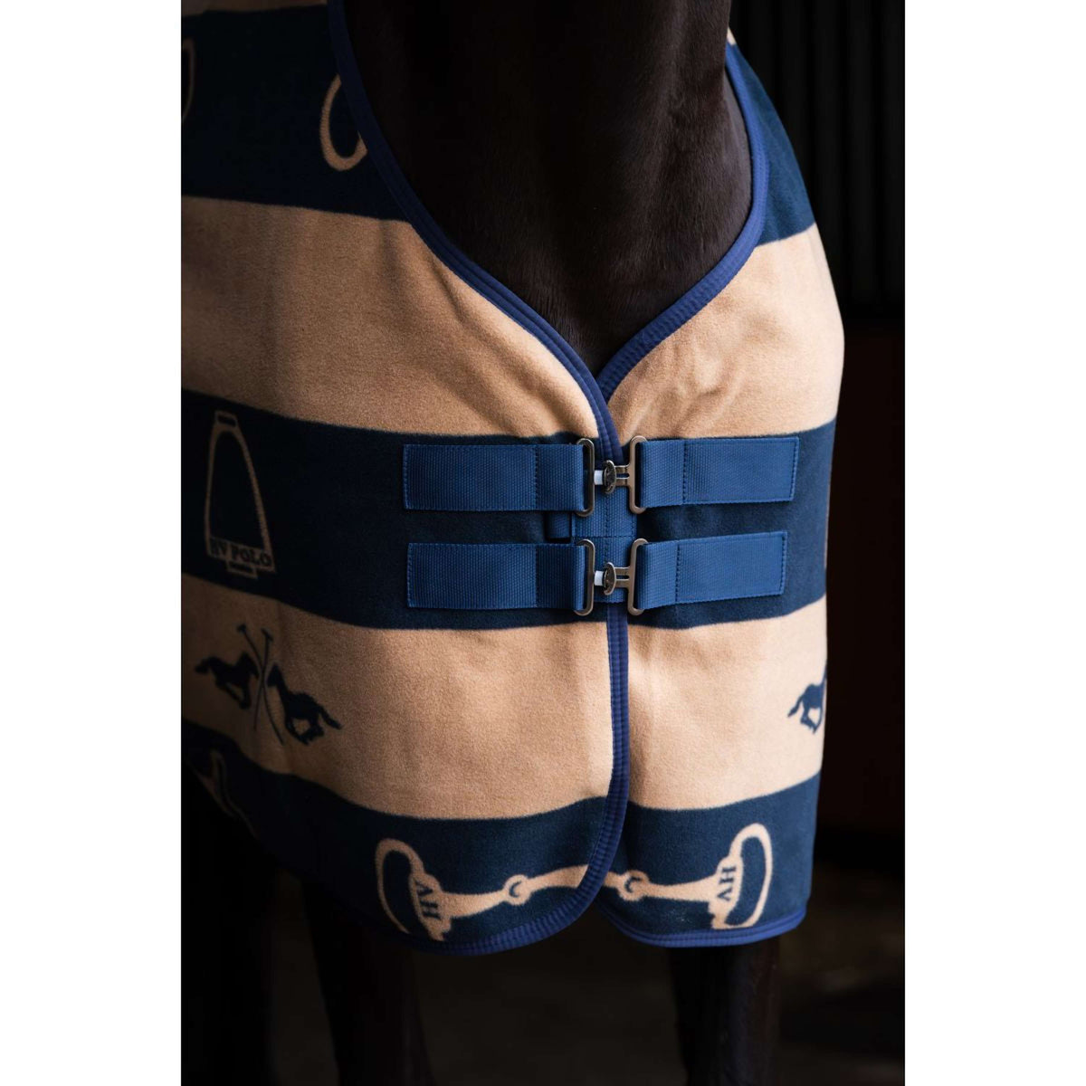 HV Polo Fleecedecke HVPGwenny Navy/Camel