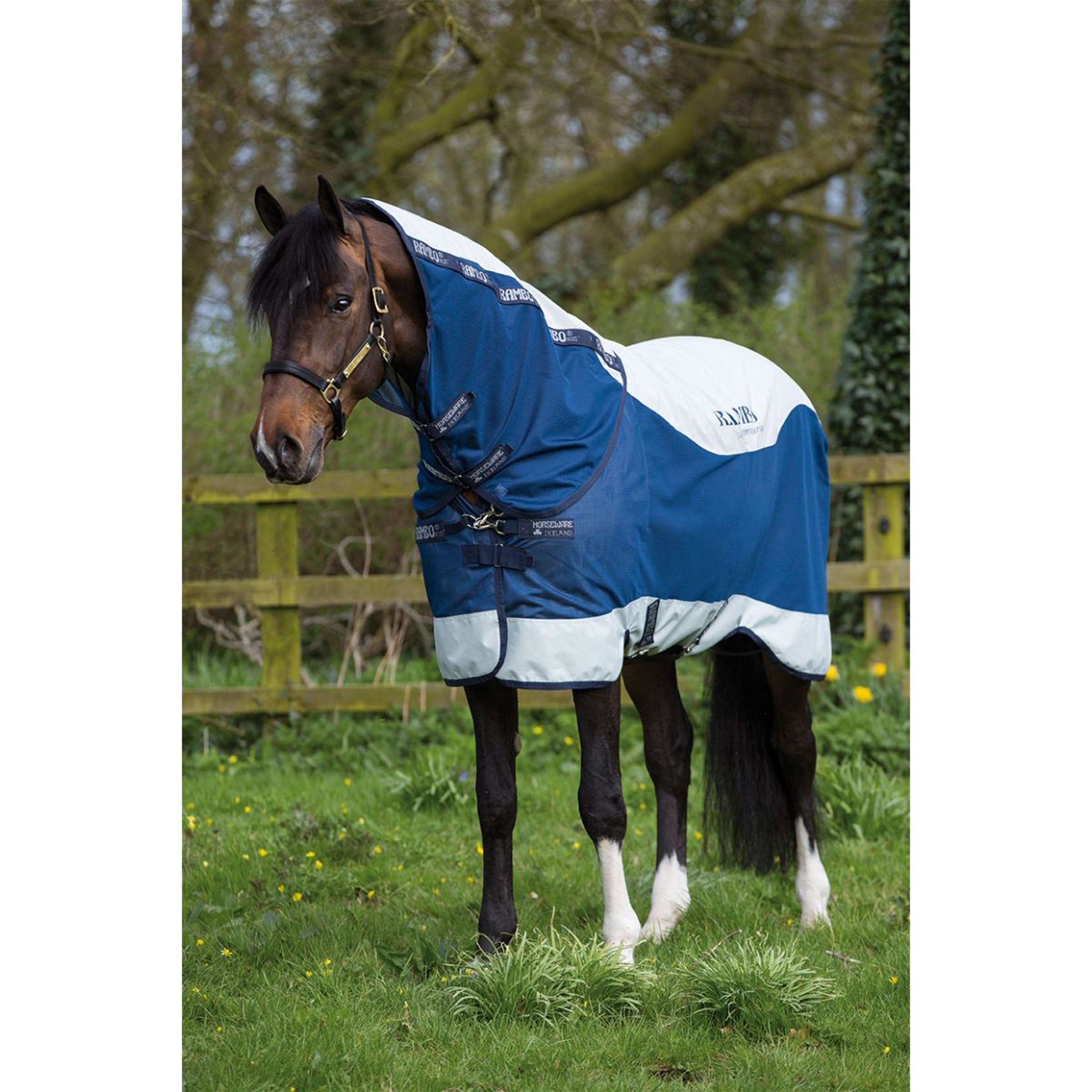 Rambo Summer Series Turnout V-front Marine/Grau Rambo Summer Series Turnout V-front Marine/Grau