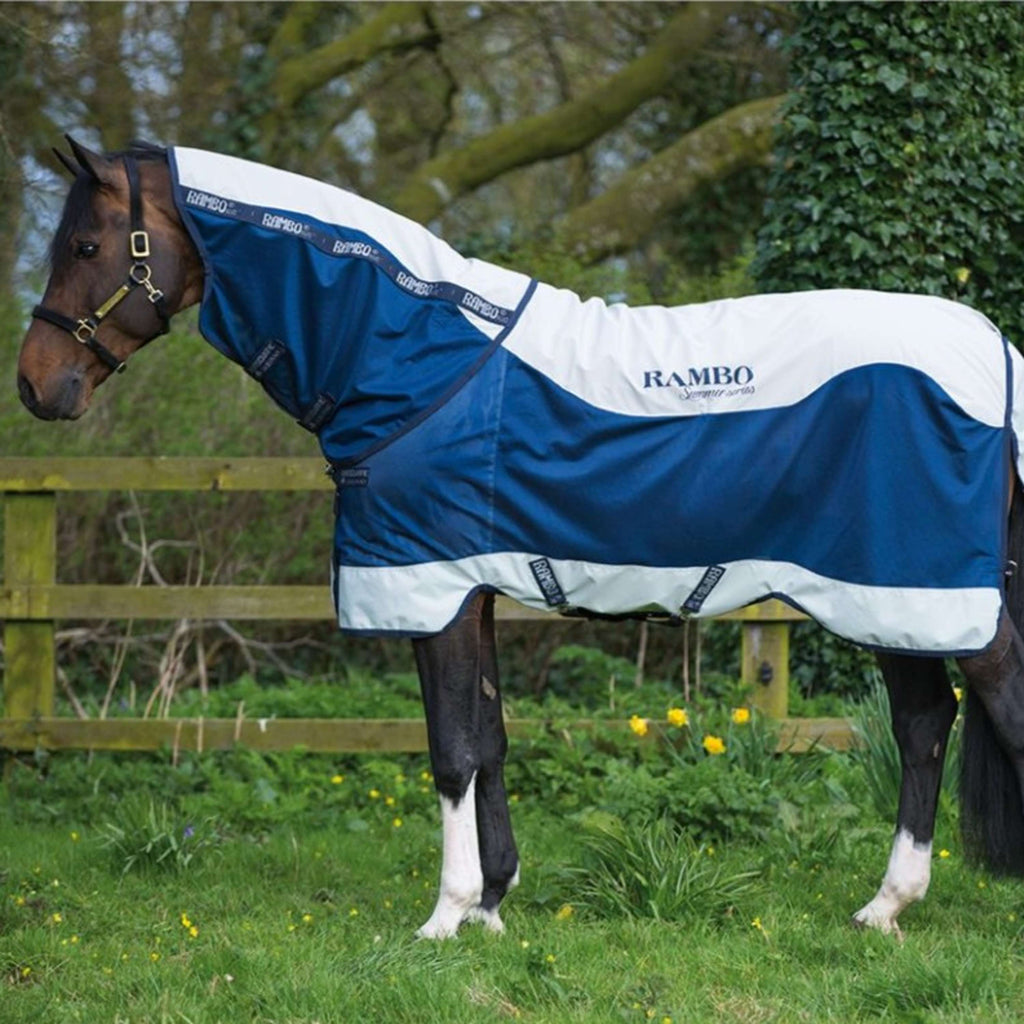 Rambo Summer Series Turnout V-front Marine/Grau