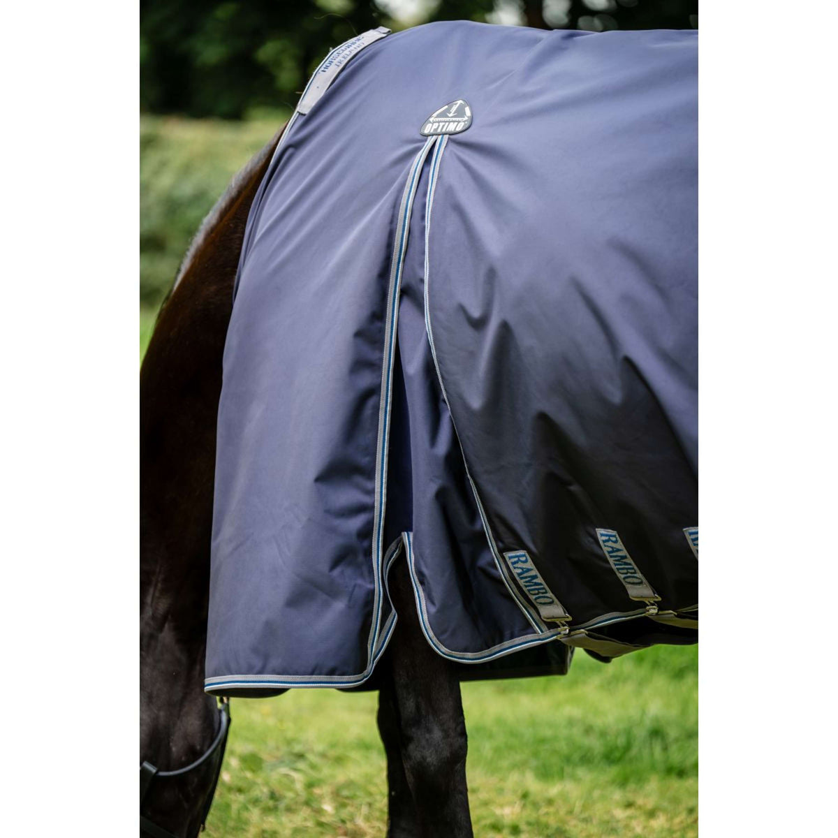 Rambo Optimo Plus Turnout Bundle 0g + 300g Navy/Thunderstorm Grey