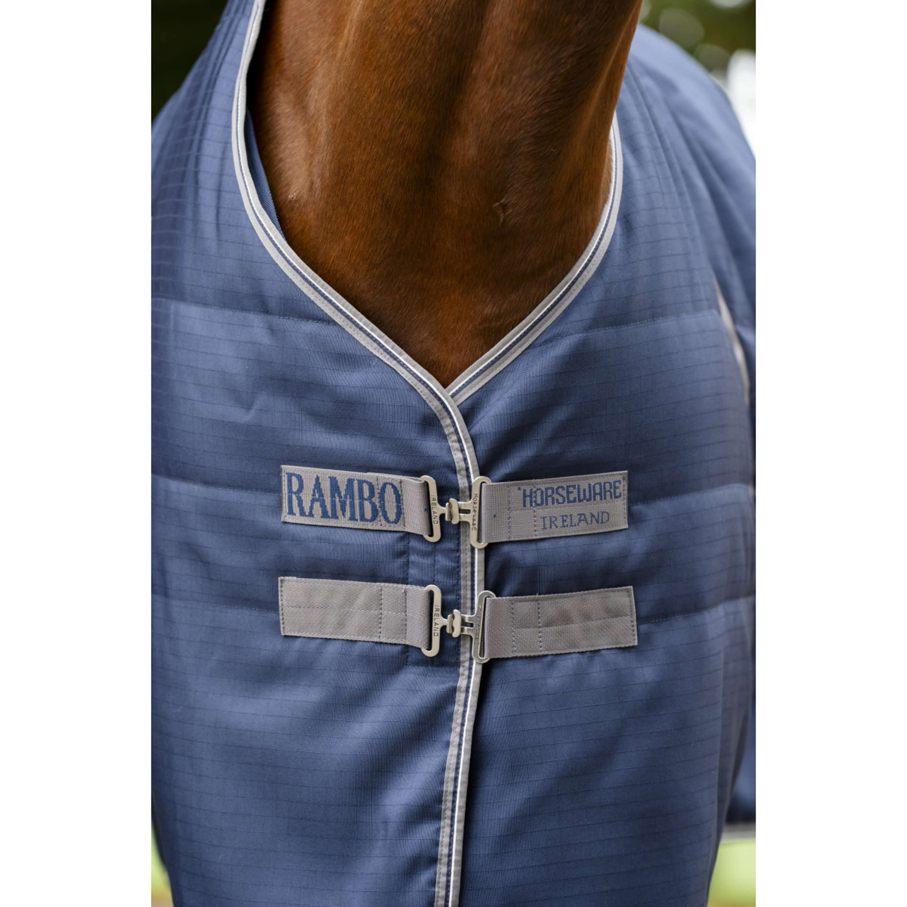Rambo Stalldecke 400g Navy/Thunderstorm Grey/Silver