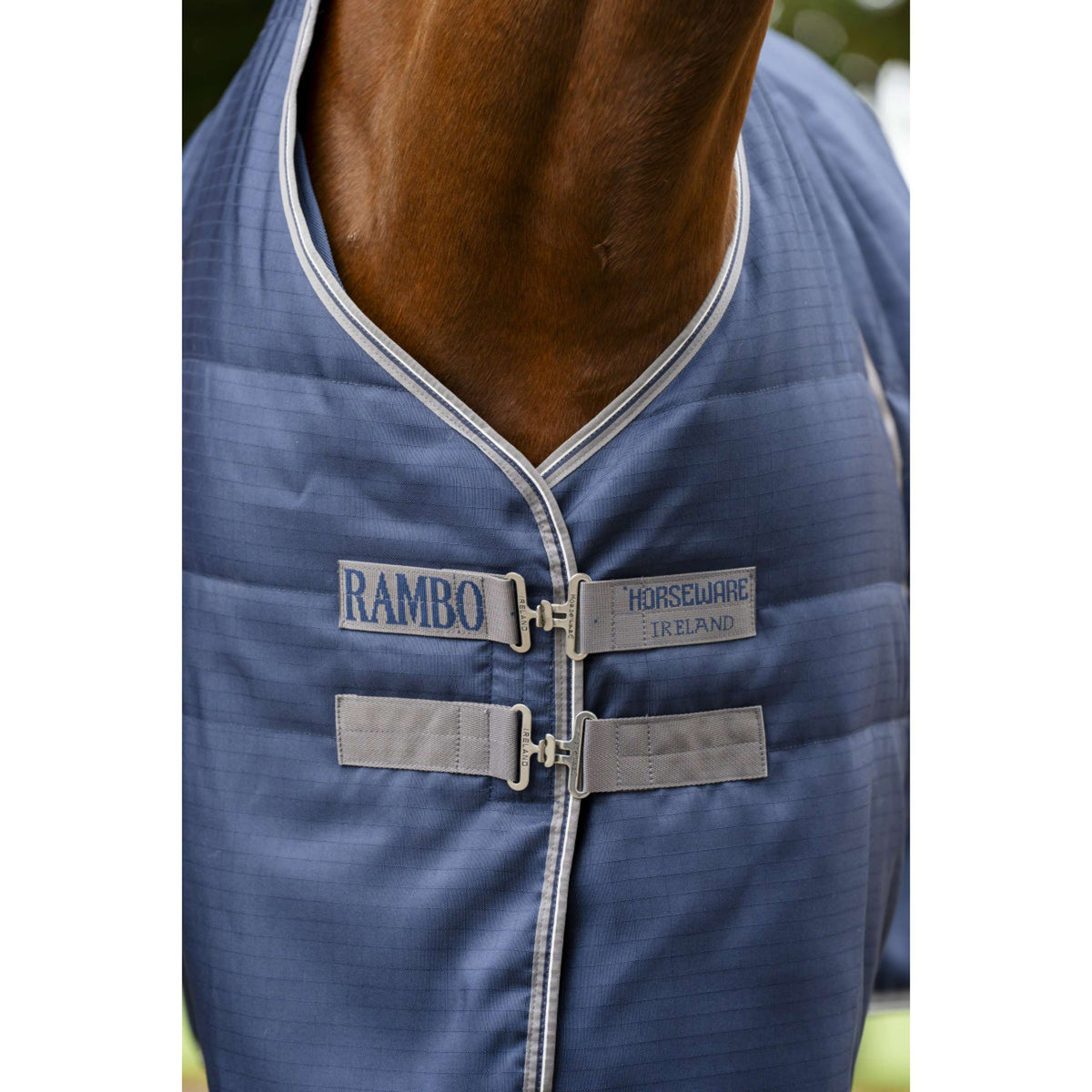 Rambo Stalldecke 100g Navy/Thunderstorm Grey/Silver