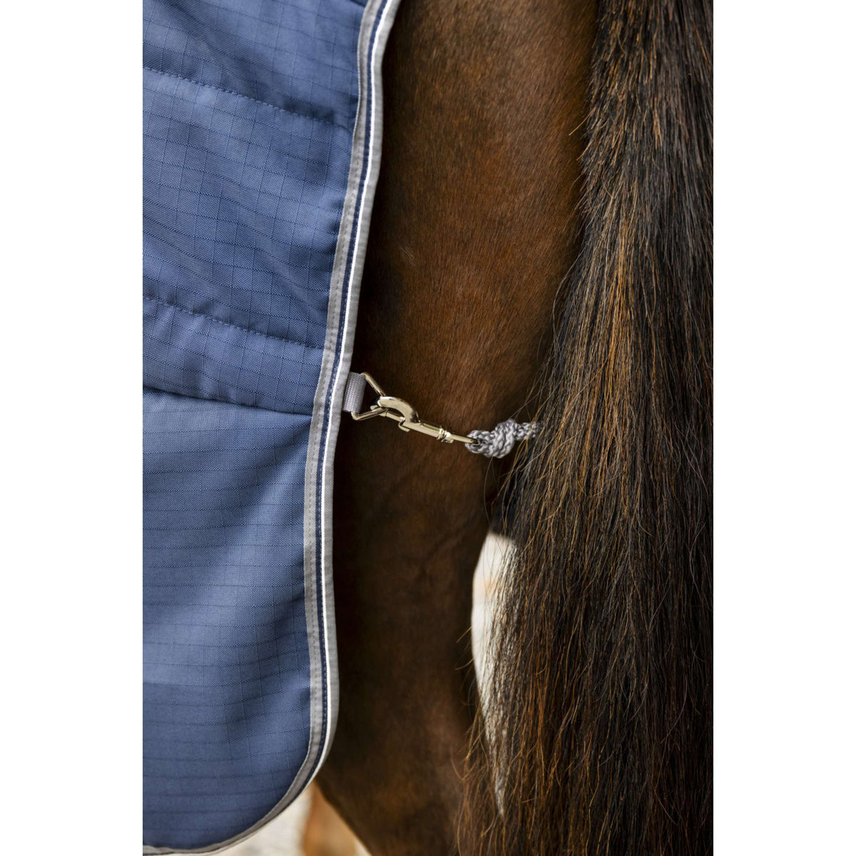 Rambo Stalldecke 100g Navy/Thunderstorm Grey/Silver
