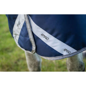 Amigo Turnout Rug FieldSafe Plus 1200D 100g Navy/Titanium Grey/Silver