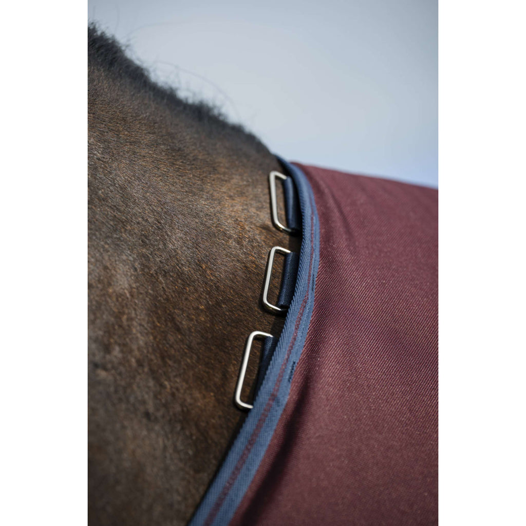 Amigo Turnout 1200D 100g Burgundy/Navy/Titanium Grey