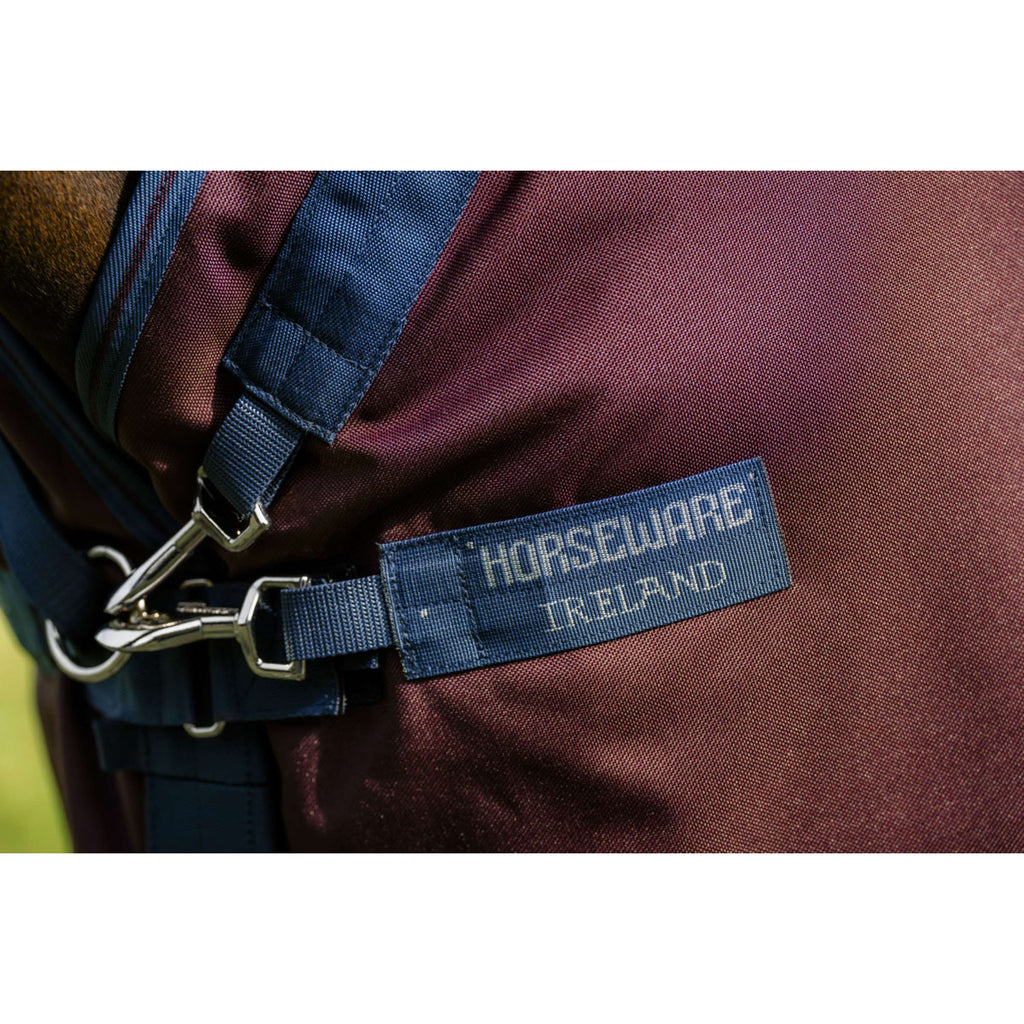 Amigo Turnout Plus 1200D 100g Burgundy/Navy/Titanium Grey