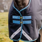 Amigo by Horseware Bravo 12 Turnout 100g Navy/Türkis