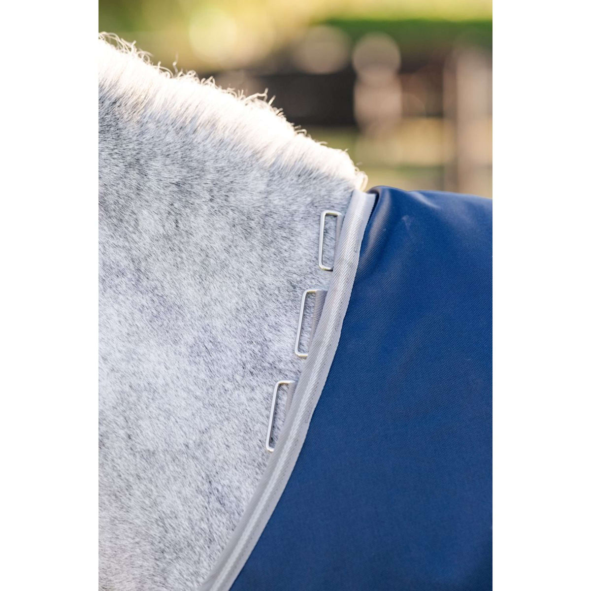 Amigo Turnout 1200D Pony 50g Marineblau/Titangrau/Silber