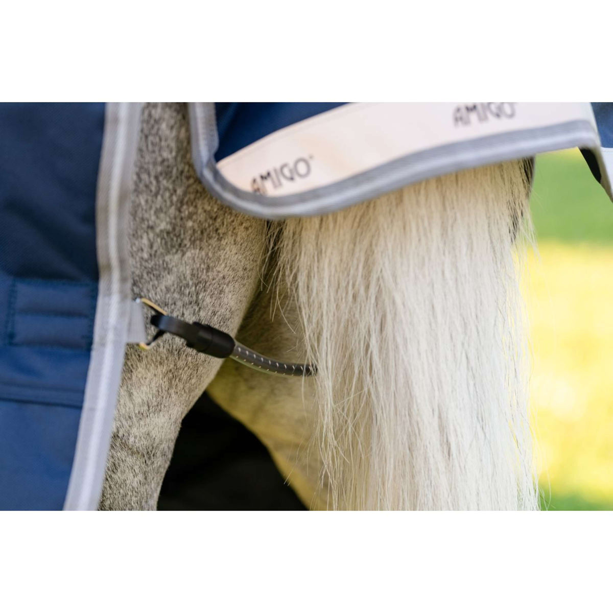 Amigo Turnout 1200D Pony 50g Marineblau/Titangrau/Silber