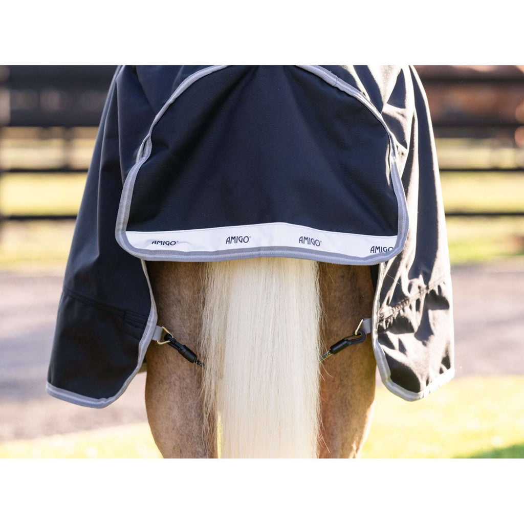 Amigo Turnout 1200D Pony 0g Schwarz/Titangrau/Silber