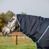 Amigo by Horseware Bravo 12 Plus Turnout Medium 250g Navy/Aqua