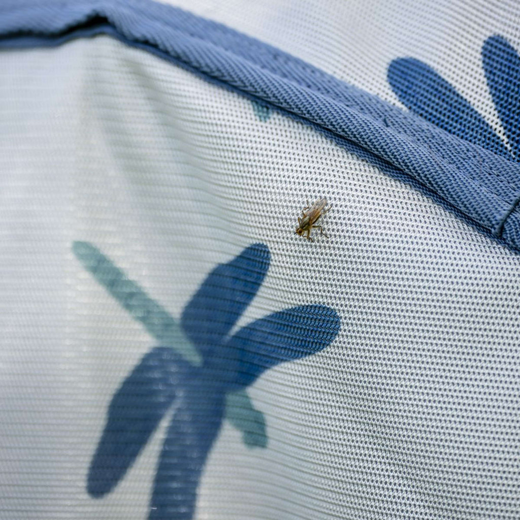 Amigo Bug Rug XL Plus Dragonfly Print/Silver/Blue/Sage