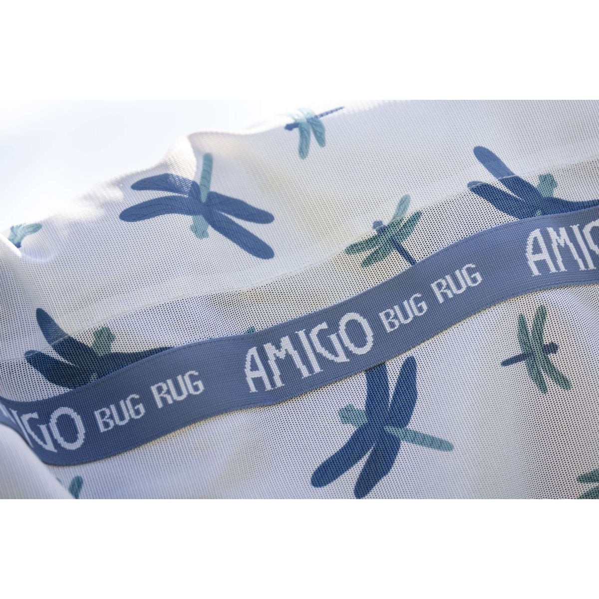 Amigo Bug Rug XL Plus Dragonfly Print/Silver/Blue/Sage