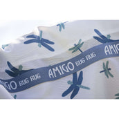 Amigo Bug Rug XL Plus Dragonfly Print/Silver/Blue/Sage