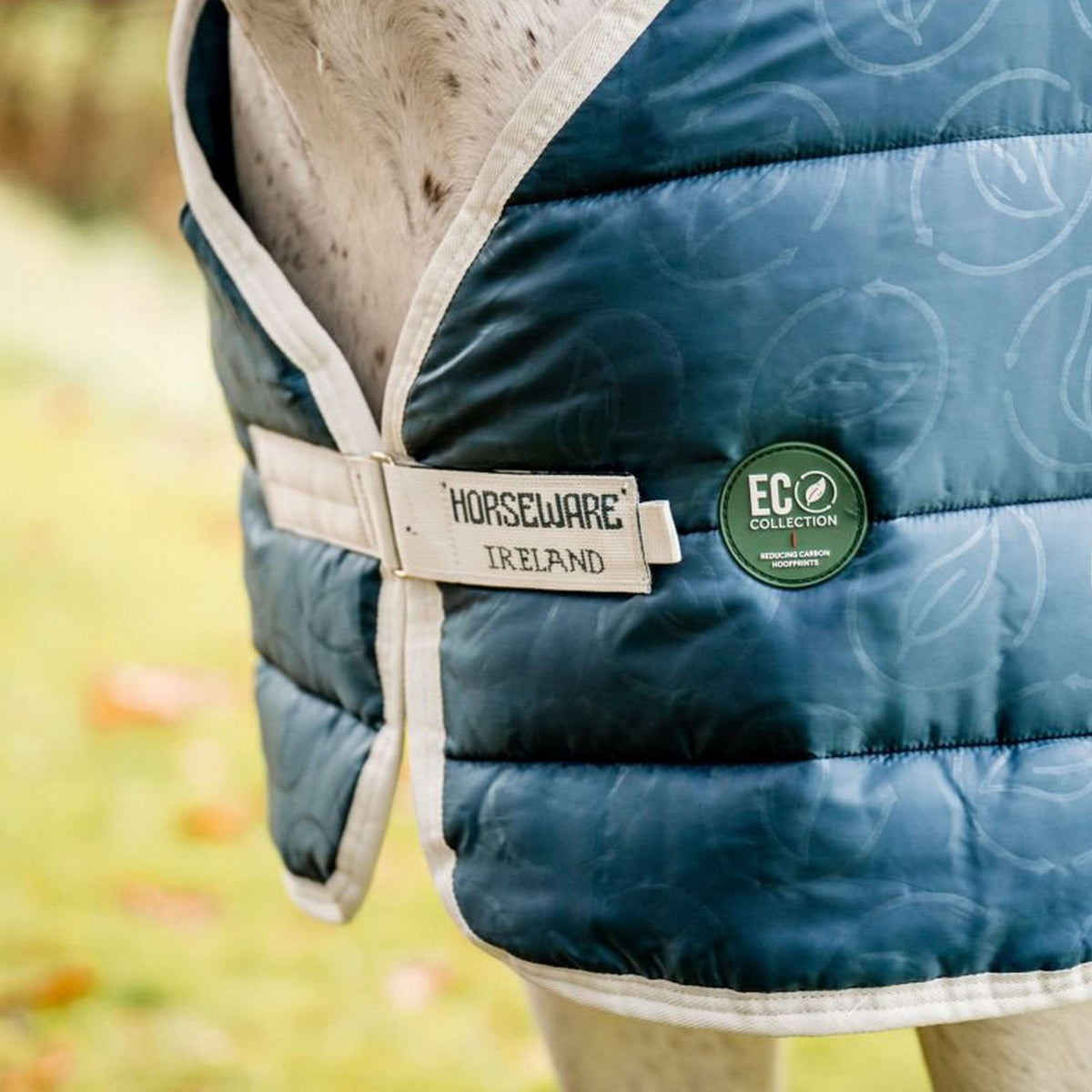 Horseware Eco Liner 200g Teal Eco Print