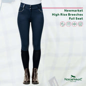 Horseware Reithose Newmarket High Rise Full Seat Navy