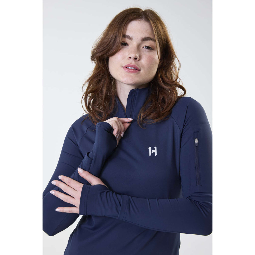 Horseware Shirt Strive Winter Zip Core Navy