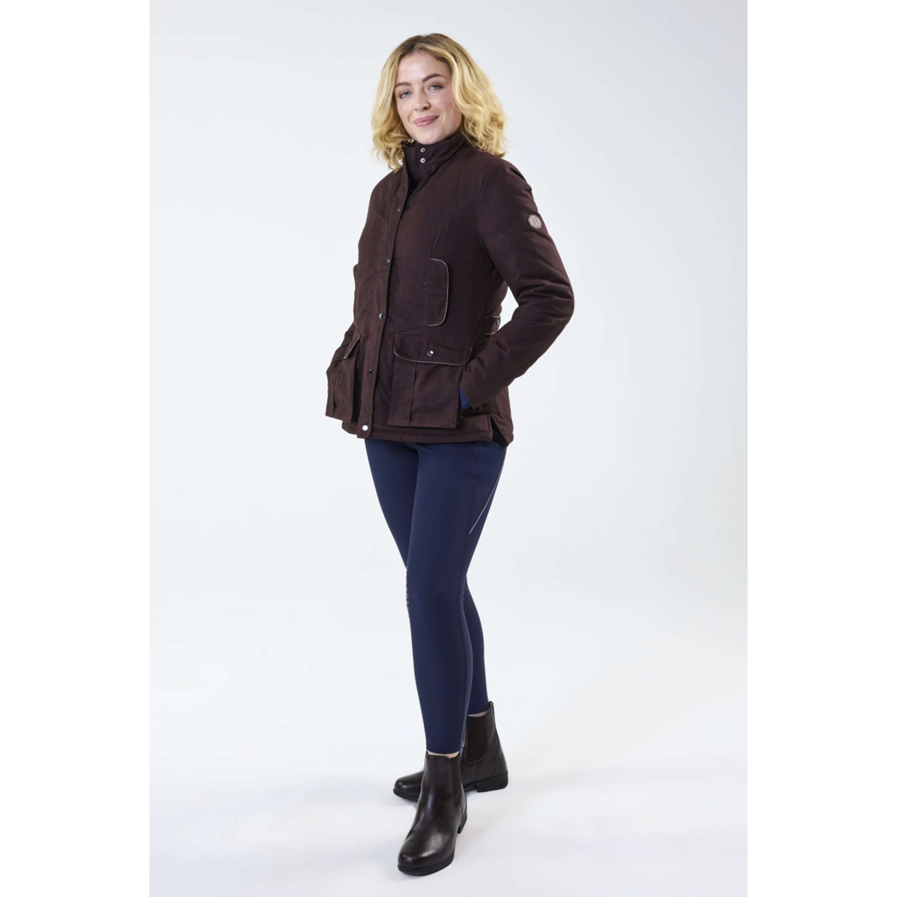 Horseware Waxjacke Newmarket Braun