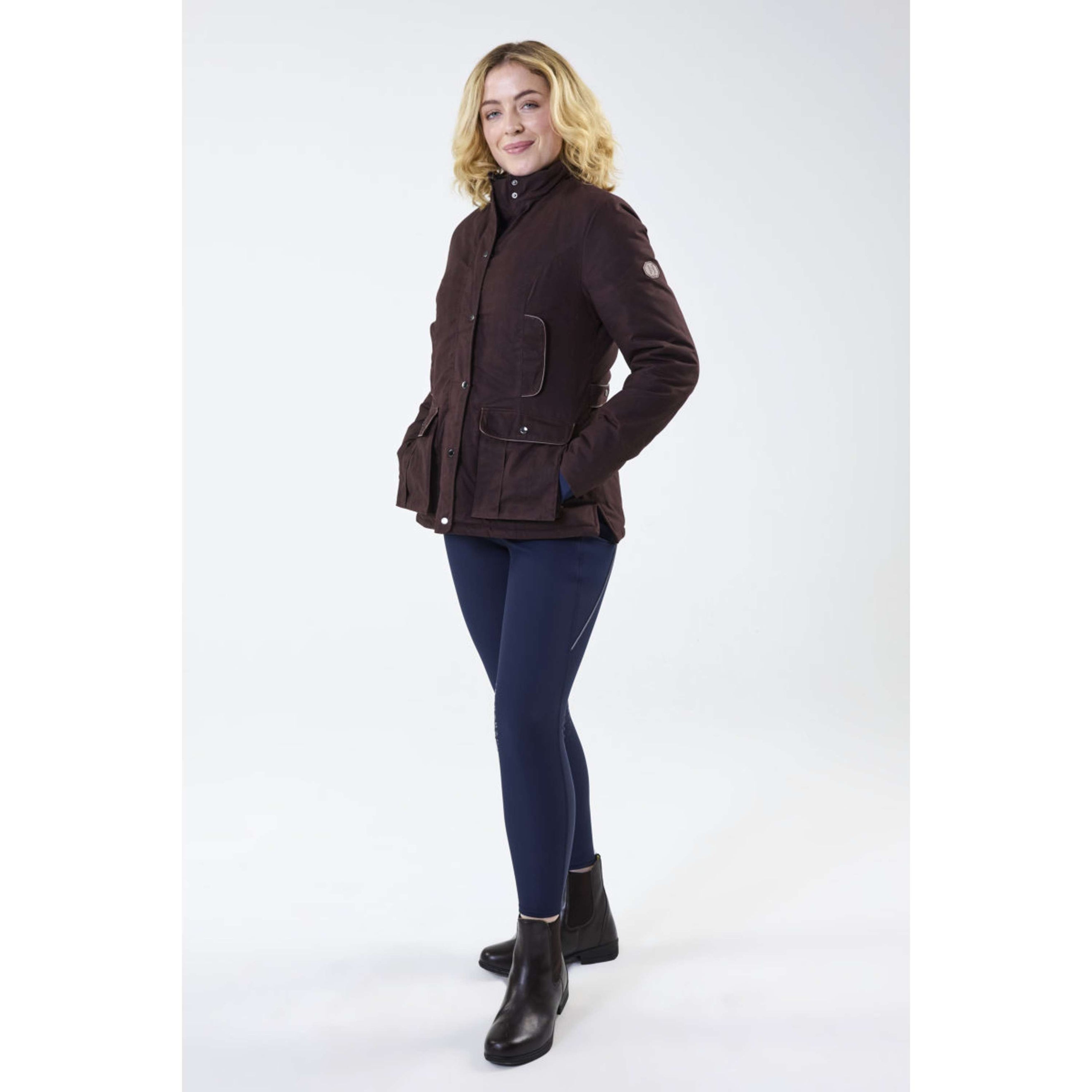 Horseware Waxjacke Newmarket Braun