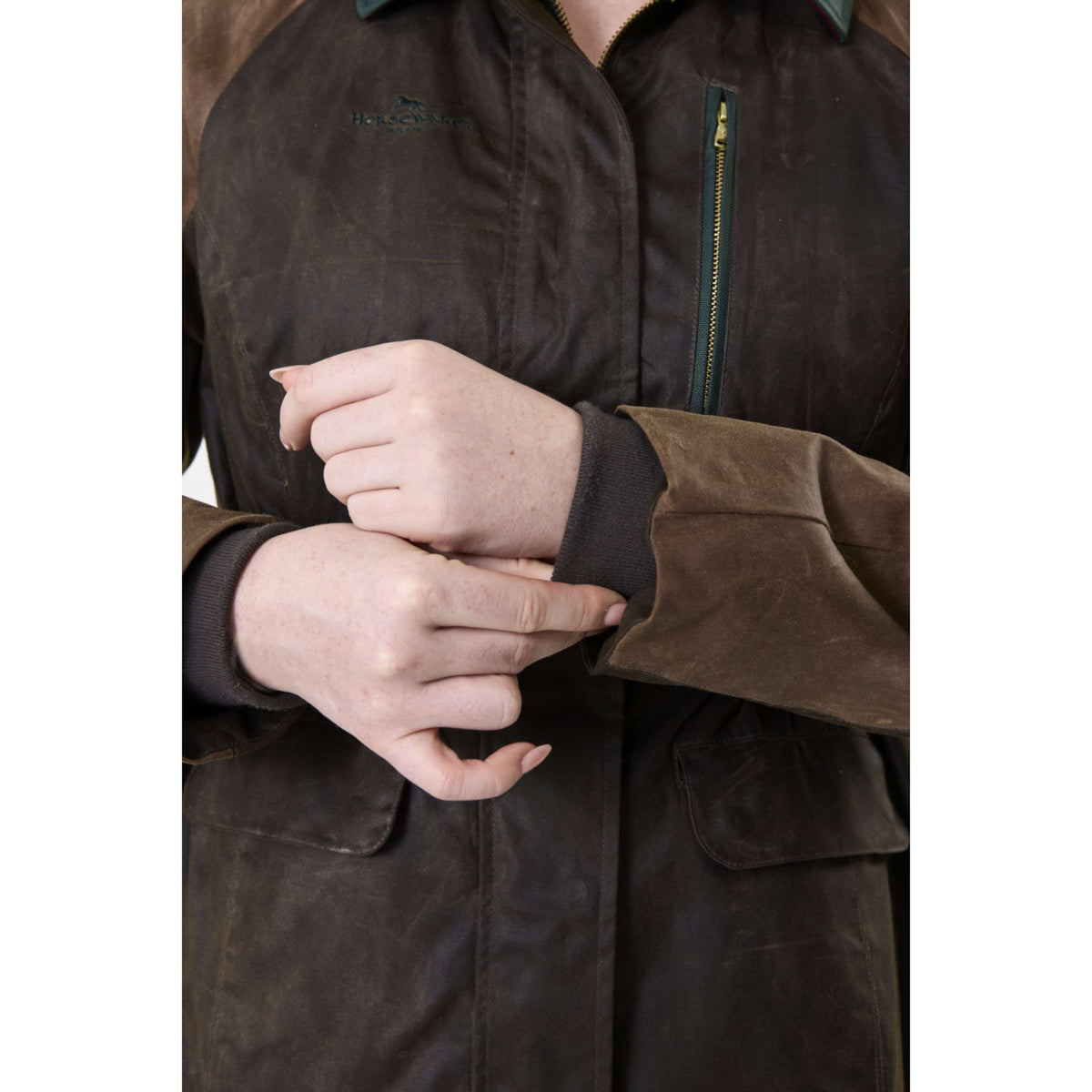 Horseware Waxjacke 40 Year Heritage Bay/Rambo Green