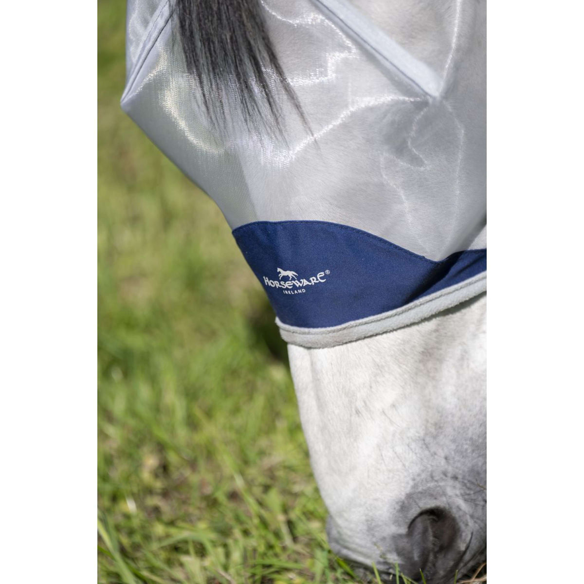 Horseware Fly Mask Shield Navy/Silber