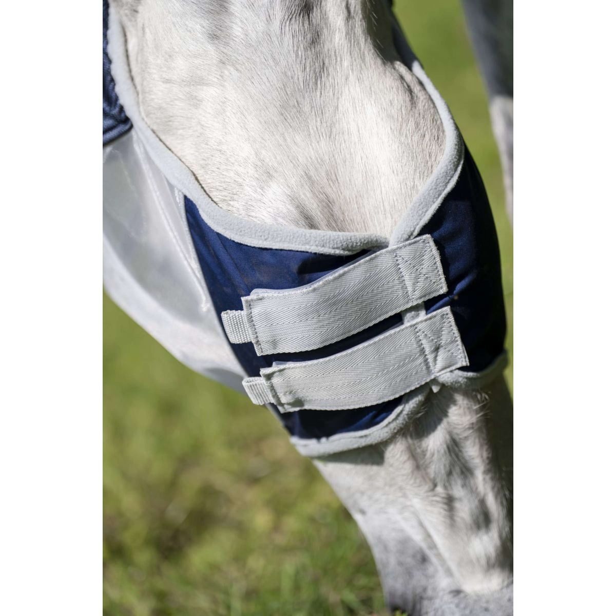 Horseware Fly Mask Shield Navy/Silber